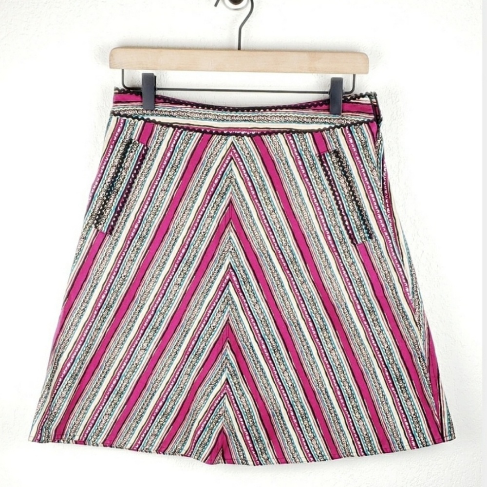 Vintage Betsey Johnson Chevron skirt